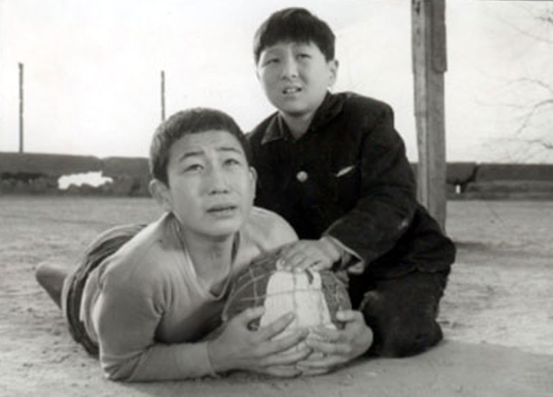 <맨발의 영광>(김수용, 1968)의 한장면
