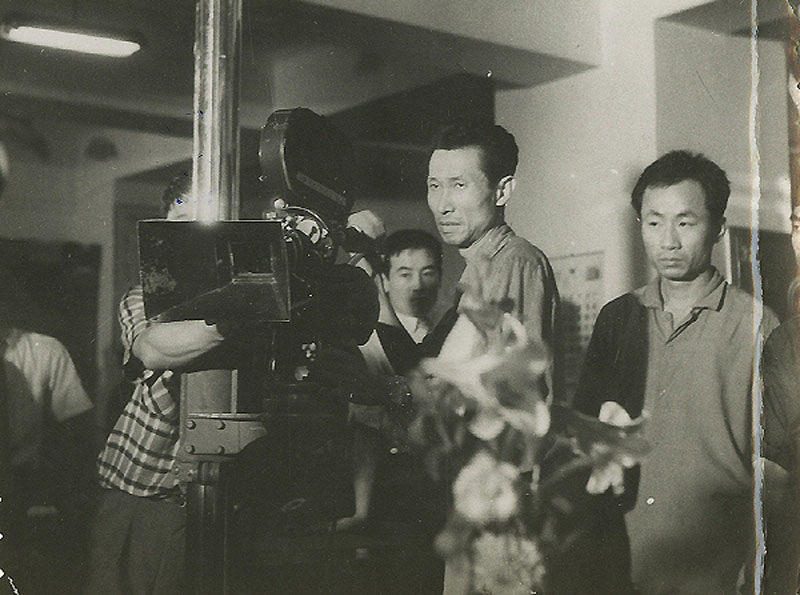 <회전의자>(이형표, 1966) 촬영 현장